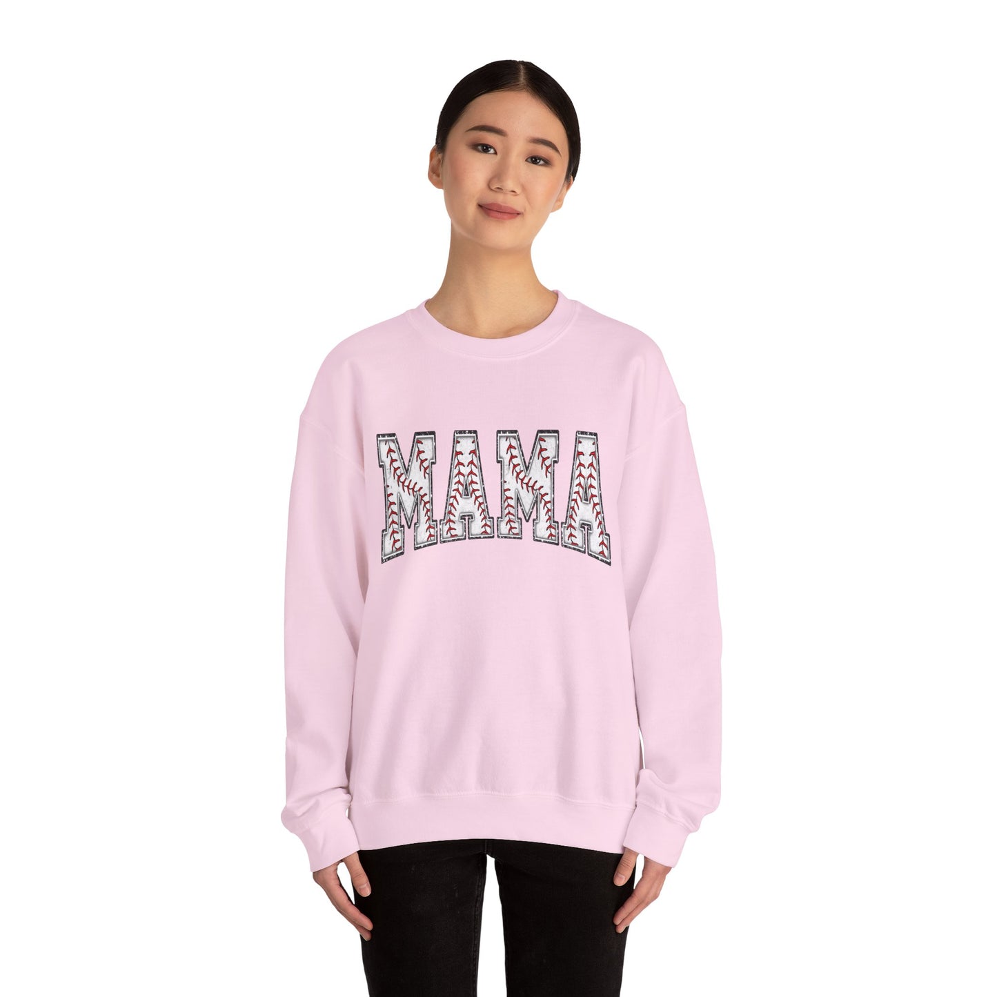 Baseball MAMA Crewneck Sweatshirt