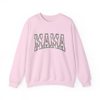Baseball MAMA Crewneck Sweatshirt