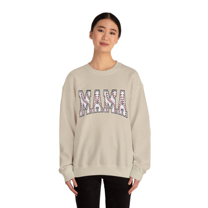 Baseball MAMA Crewneck Sweatshirt