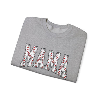 Baseball MAMA Crewneck Sweatshirt