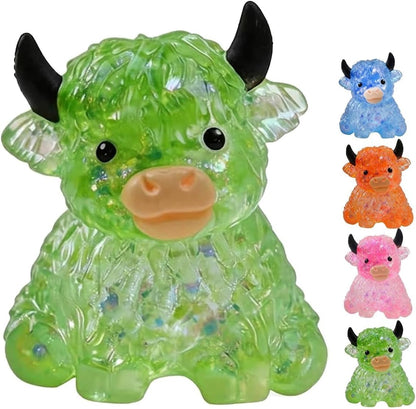 Glitter Highland Cow Squishy's