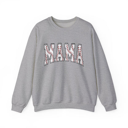Baseball MAMA Crewneck Sweatshirt